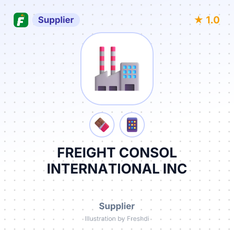 FREIGHT CONSOL INTERNATIONAL INC – summary card, no photo uploaded yet