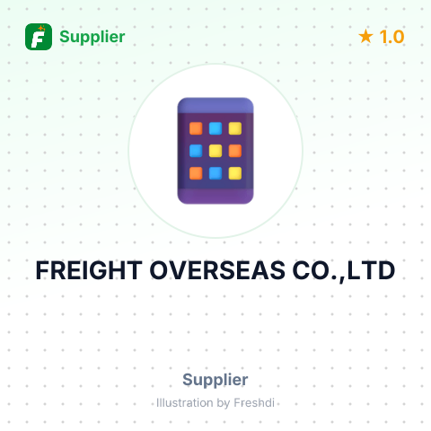 FREIGHT OVERSEAS CO.,LTD – summary card, no photo uploaded yet
