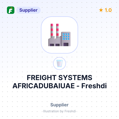FREIGHT SYSTEMS AFRICADUBAIUAE – summary card, no photo uploaded yet