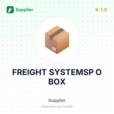 FREIGHT SYSTEMSP O BOX – summary card, no photo uploaded yet