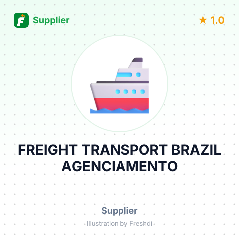 FREIGHT TRANSPORT BRAZIL AGENCIAMENTO – summary card, no photo uploaded yet