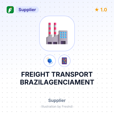 FREIGHT TRANSPORT BRAZILAGENCIAMENT – summary card, no photo uploaded yet