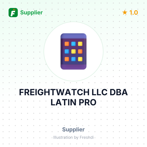 FREIGHTWATCH LLC DBA LATIN PRO – summary card, no photo uploaded yet