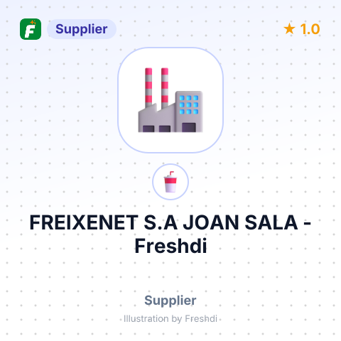FREIXENET S.A JOAN SALA – summary card, no photo uploaded yet