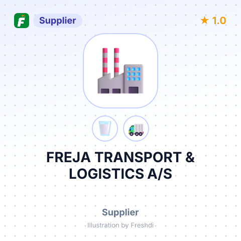 FREJA TRANSPORT & LOGISTICS A/S – summary card, no photo uploaded yet