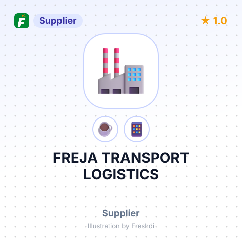 FREJA TRANSPORT LOGISTICS – summary card, no photo uploaded yet