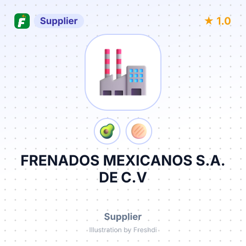 FRENADOS MEXICANOS S.A. DE C.V – summary card, no photo uploaded yet