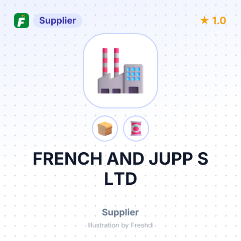 FRENCH AND JUPP S LTD – summary card, no photo uploaded yet
