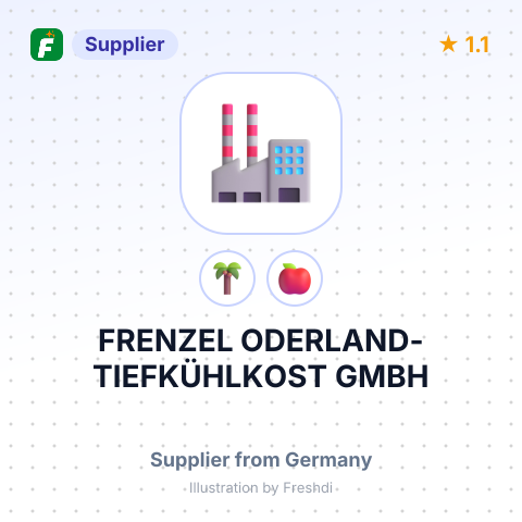 FRENZEL ODERLAND-TIEFKÜHLKOST GMBH – summary card, no photo uploaded yet