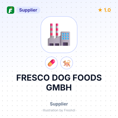 FRESCO DOG FOODS GMBH – summary card, no photo uploaded yet