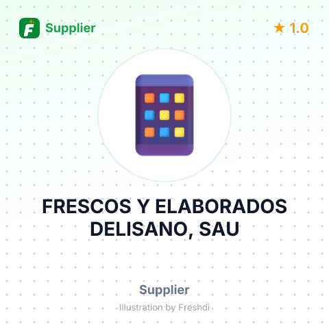 FRESCOS Y ELABORADOS DELISANO, SAU – summary card, no photo uploaded yet