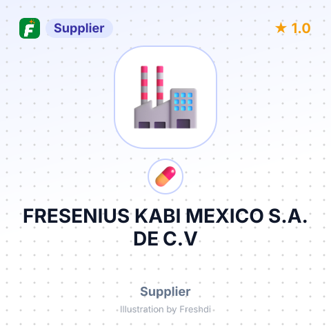 FRESENIUS KABI MEXICO S.A. DE C.V – summary card, no photo uploaded yet