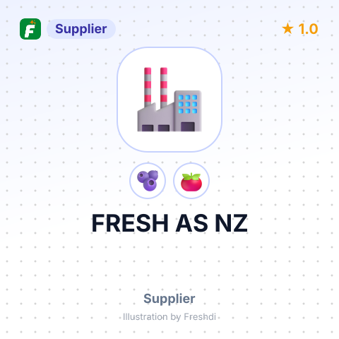 FRESH AS NZ – summary card, no photo uploaded yet