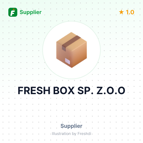 FRESH BOX SP. Z.O.O – summary card, no photo uploaded yet
