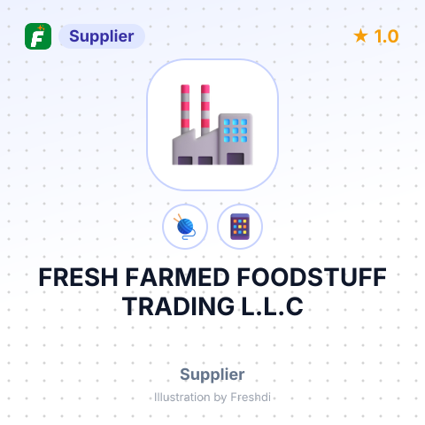 FRESH FARMED FOODSTUFF TRADING L.L.C – summary card, no photo uploaded yet