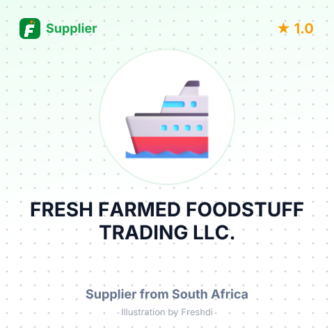 FRESH FARMED FOODSTUFF TRADING LLC. – summary card, no photo uploaded yet