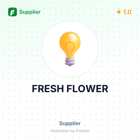 FRESH FLOWER – summary card, no photo uploaded yet
