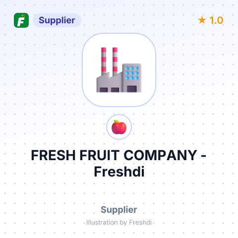 FRESH FRUIT COMPANY – summary card, no photo uploaded yet