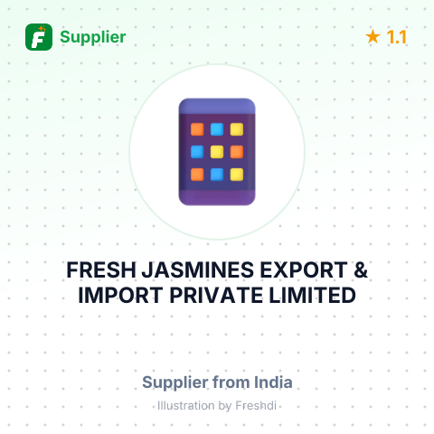 FRESH JASMINES EXPORT & IMPORT PRIVATE LIMITED – summary card, no photo uploaded yet