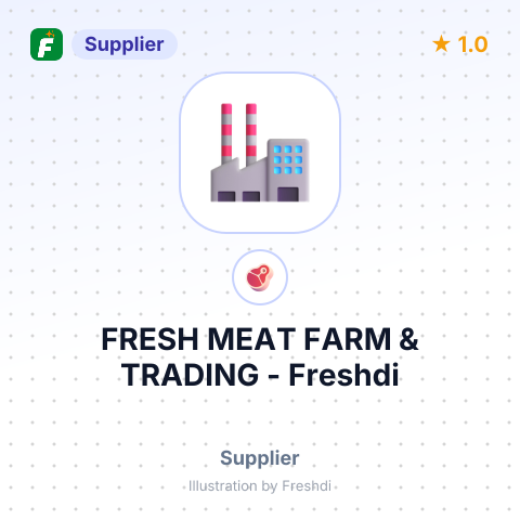 FRESH MEAT FARM & TRADING – summary card, no photo uploaded yet