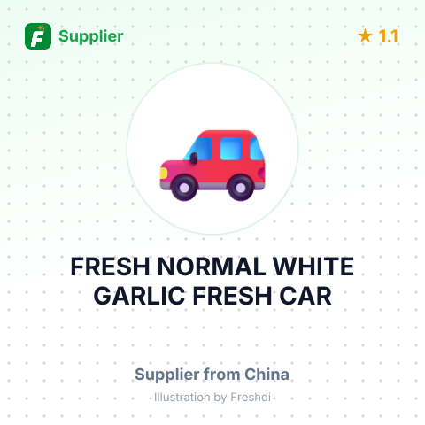 FRESH NORMAL WHITE GARLIC FRESH CAR – summary card, no photo uploaded yet