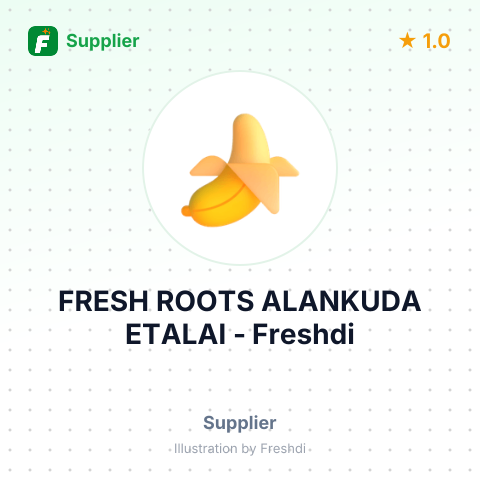 FRESH ROOTS ALANKUDA ETALAI – summary card, no photo uploaded yet