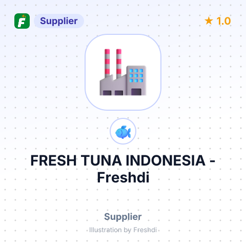 FRESH TUNA INDONESIA – summary card, no photo uploaded yet