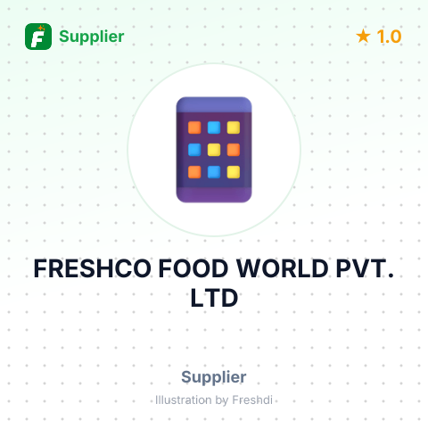 FRESHCO FOOD WORLD PVT. LTD – summary card, no photo uploaded yet