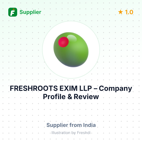FRESHROOTS EXIM LLP – summary card, no photo uploaded yet