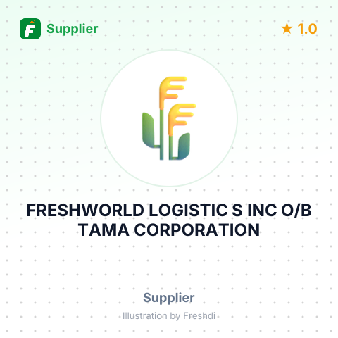 FRESHWORLD LOGISTIC S INC O/B TAMA CORPORATION – summary card, no photo uploaded yet