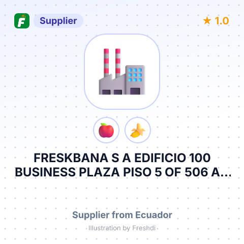 FRESKBANA S A EDIFICIO 100 BUSINESS PLAZA PISO 5 OF 506 AV JUAN TANCA MARENGO Y – summary card, no photo uploaded yet