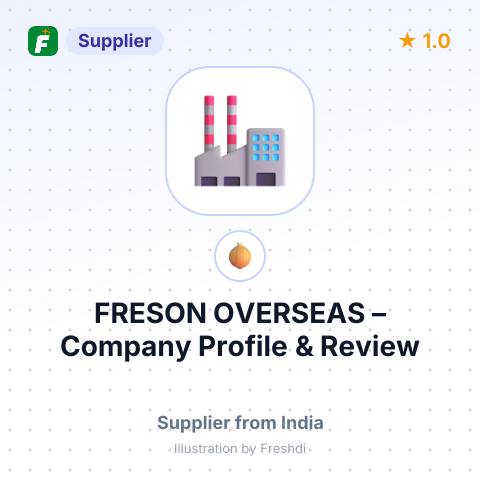 FRESON OVERSEAS – summary card, no photo uploaded yet