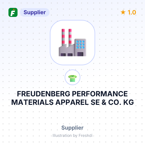FREUDENBERG PERFORMANCE MATERIALS APPAREL SE & CO. KG – summary card, no photo uploaded yet