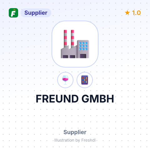 FREUND GMBH – summary card, no photo uploaded yet