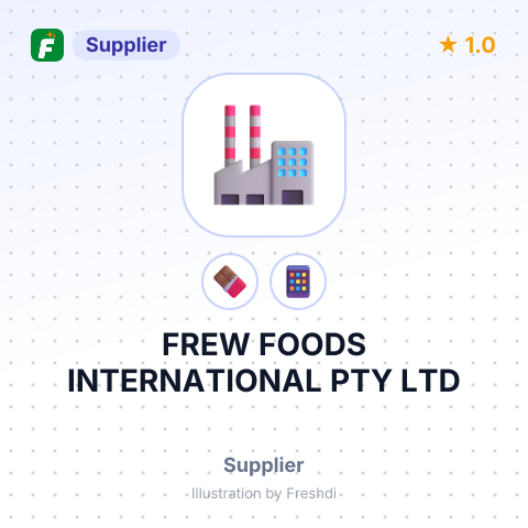 FREW FOODS INTERNATIONAL PTY LTD – summary card, no photo uploaded yet