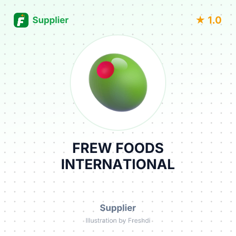 FREW FOODS INTERNATIONAL – summary card, no photo uploaded yet