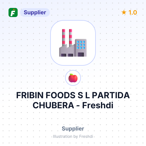 FRIBIN FOODS S L PARTIDA CHUBERA – summary card, no photo uploaded yet