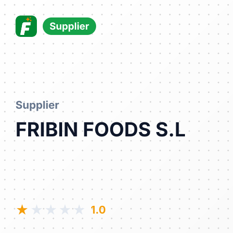 FRIBIN FOODS S.L – summary card, no photo uploaded yet