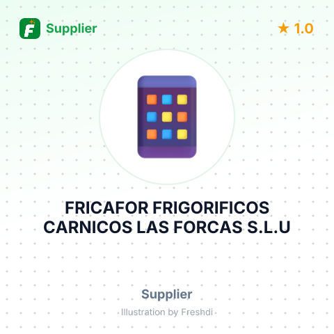 FRICAFOR FRIGORIFICOS CARNICOS LAS FORCAS S.L.U – summary card, no photo uploaded yet