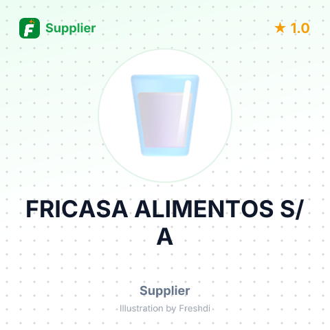 FRICASA ALIMENTOS S/A – summary card, no photo uploaded yet