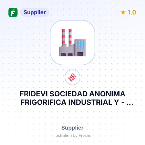 FRIDEVI SOCIEDAD ANONIMA FRIGORIFICA INDUSTRIAL Y – summary card, no photo uploaded yet