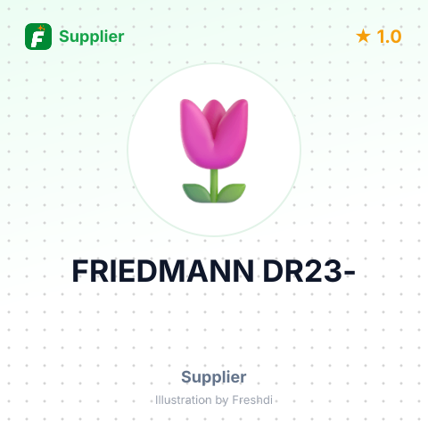 FRIEDMANN DR23- – summary card, no photo uploaded yet