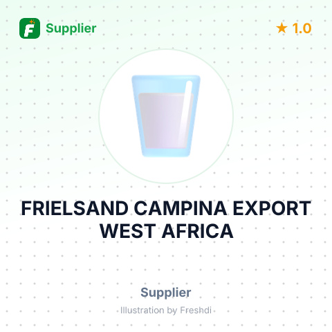 FRIELSAND CAMPINA EXPORT WEST AFRICA – summary card, no photo uploaded yet