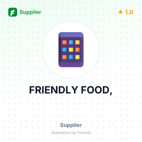 FRIENDLY FOOD, – summary card, no photo uploaded yet