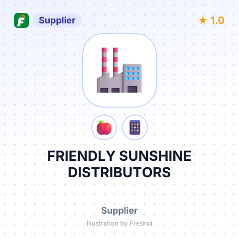 FRIENDLY SUNSHINE DISTRIBUTORS – summary card, no photo uploaded yet