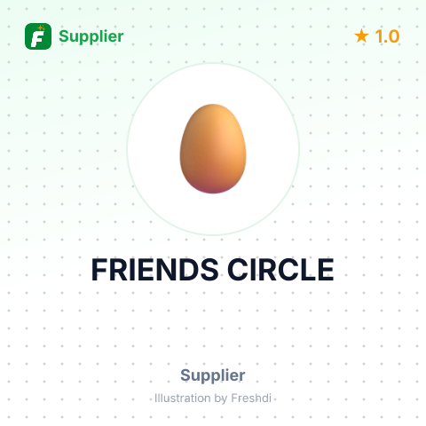 FRIENDS CIRCLE – summary card, no photo uploaded yet
