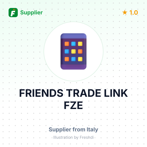FRIENDS TRADE LINK FZE – summary card, no photo uploaded yet
