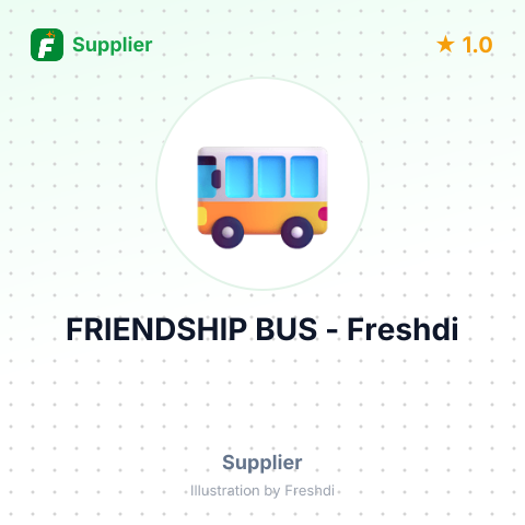 FRIENDSHIP BUS – summary card, no photo uploaded yet