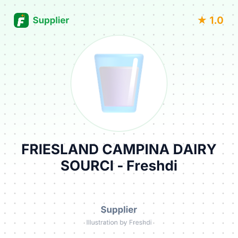 FRIESLAND CAMPINA DAIRY SOURCI – summary card, no photo uploaded yet