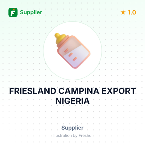 FRIESLAND CAMPINA EXPORT NIGERIA – summary card, no photo uploaded yet